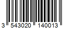 Barcode 3543020140013