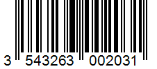Barcode 3543263002031
