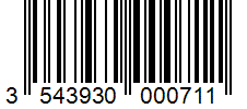 Barcode 3543930000711
