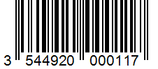 Barcode 3544920000117