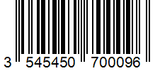 Barcode 3545450700096