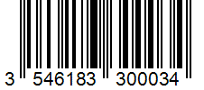 Barcode 3546183300034