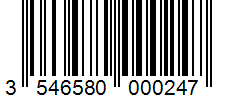 Barcode 3546580000247
