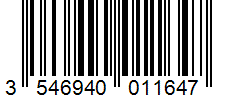 Barcode 3546940011647