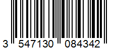 Barcode 3547130084342