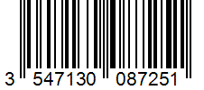 Barcode 3547130087251