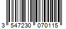 Barcode 3547230070115