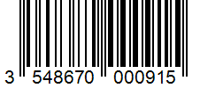 Barcode 3548670000915