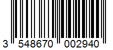 Barcode 3548670002940