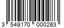 Barcode 3549170000283