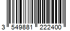 Barcode 3549881222400