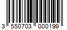 Barcode 3550703000199