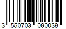 Barcode 3550703090039