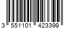 Barcode 3551101423399