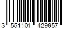 Barcode 3551101429957