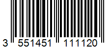 Barcode 3551451111120