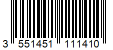 Barcode 3551451111410