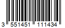 Barcode 3551451111434