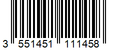 Barcode 3551451111458