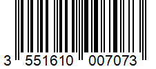 Barcode 3551610007073