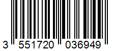 Barcode 3551720036949