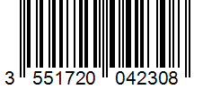Barcode 3551720042308
