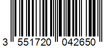 Barcode 3551720042650
