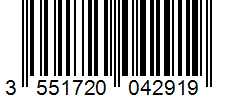 Barcode 3551720042919