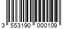 Barcode 3553190000109