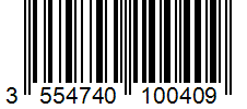 Barcode 3554740100409
