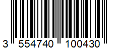 Barcode 3554740100430