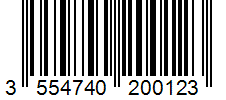 Barcode 3554740200123