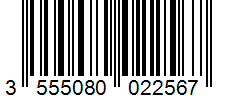 Barcode 3555080022567