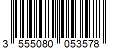 Barcode 3555080053578