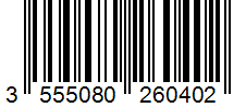 Barcode 3555080260402