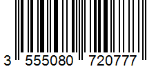 Barcode 3555080720777