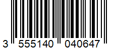 Barcode 3555140040647