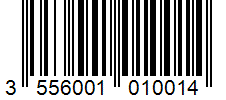 Barcode 3556001010014