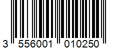 Barcode 3556001010250