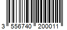 Barcode 3556740200011