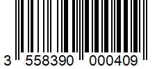 Barcode 3558390000409
