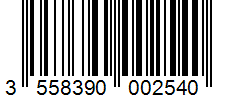 Barcode 3558390002540
