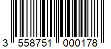 Barcode 3558751000178