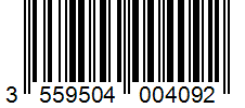 Barcode 3559504004092