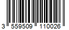 Barcode 3559509110026