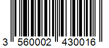 Barcode 3560002430016
