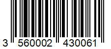 Barcode 3560002430061