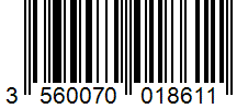 Barcode 3560070018611