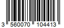 Barcode 3560070104413