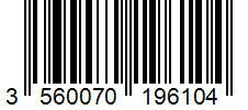 Barcode 3560070196104